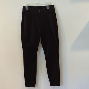 CAbi Black Velvet Jeans size 6
